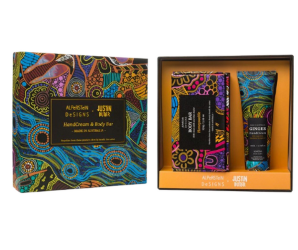 Ginger and Honeysuckle Handcream and Body Bar Gift Set - Pretty Perfect Gift Hampers