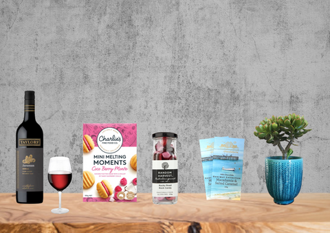 Luxury Shiraz & Chocolate Indulgence Hamper – Australia Wide Delivery - Pretty Perfect Gift Hampers