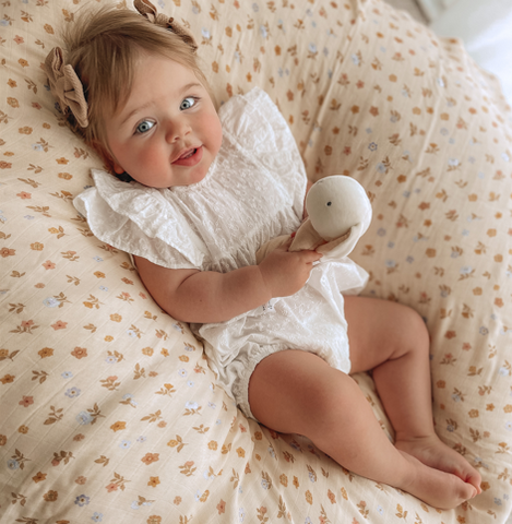 Meadow Organic Muslin Wrap Swaddle - Pretty Perfect Gift Hampers