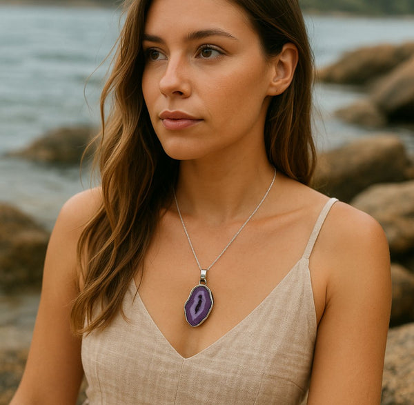 Natural Amethyst Slice