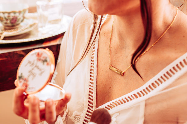 Personalised bar necklace - dainty in Silver, Gold and Rose Gold - Pretty Perfect Gift Hampers