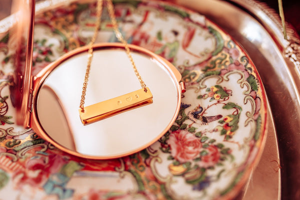 Personalised bar necklace - dainty in Silver, Gold and Rose Gold - Pretty Perfect Gift Hampers