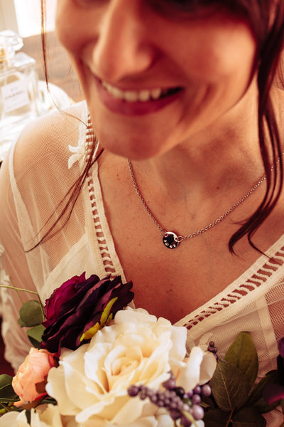 Personalised disc Necklace - Choice of Silver / Gold and Rose Gold - Pretty Perfect Gift Hampers