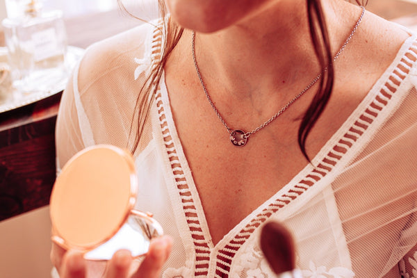 Personalised disc Necklace - Choice of Silver / Gold and Rose Gold - Pretty Perfect Gift Hampers