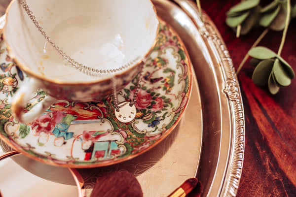 Personalised disc Necklace - Choice of Silver / Gold and Rose Gold - Pretty Perfect Gift Hampers