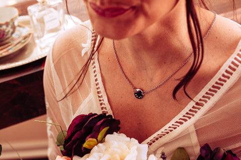 Personalised disc Necklace - Choice of Silver / Gold and Rose Gold - Pretty Perfect Gift Hampers