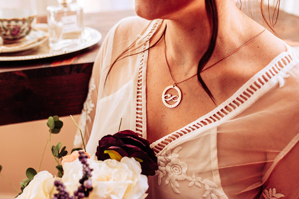 Personalised Infinity necklace - Choice of Silver / Gold and Rose Gold - Pretty Perfect Gift Hampers