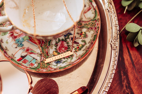 Personalised Mila bar necklace - Choice of Silver, Gold and Rose Gold - Pretty Perfect Gift Hampers