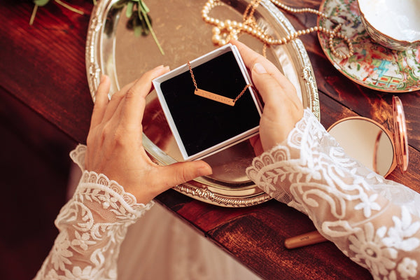 Personalised Mila bar necklace - Choice of Silver, Gold and Rose Gold - Pretty Perfect Gift Hampers