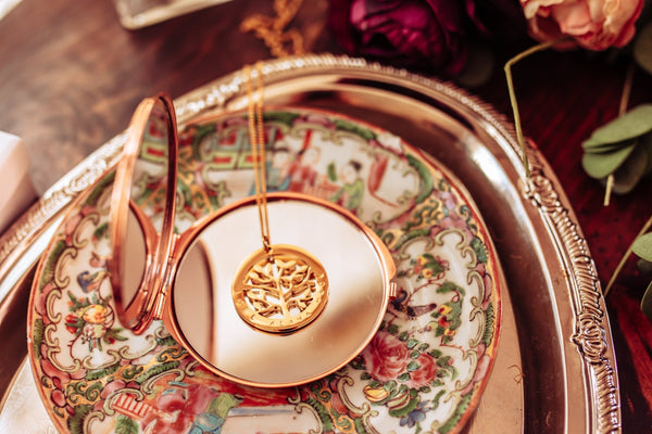 Personalised Tree of life necklace - Choice of Silver / Gold and Rose Gold - Pretty Perfect Gift Hampers