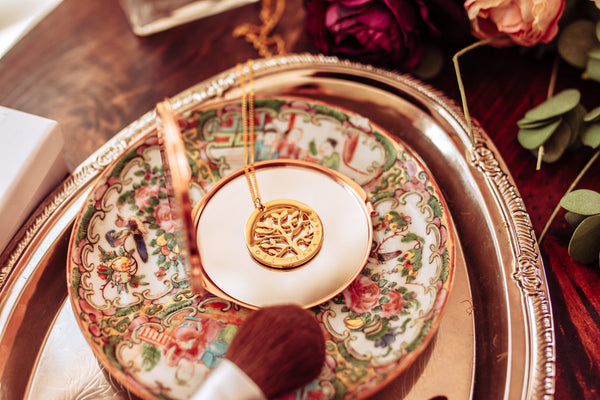 Personalised Tree of life necklace - Choice of Silver / Gold and Rose Gold - Pretty Perfect Gift Hampers