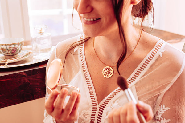 Personalised Tree of life necklace - Choice of Silver / Gold and Rose Gold - Pretty Perfect Gift Hampers