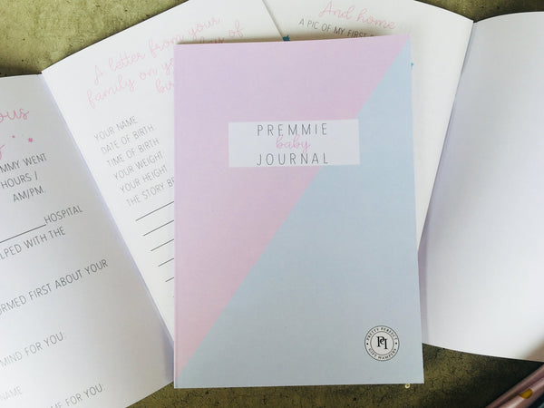 Premmie baby journals - Pretty Perfect Gift Hampers