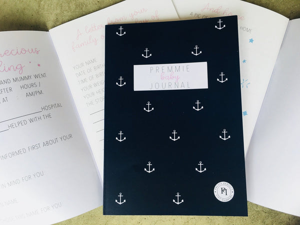 Premmie baby journals - Pretty Perfect Gift Hampers